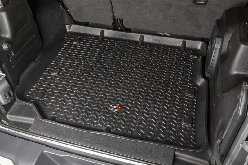 Rugged Ridge Floor Liner Front/Rear/Cargo Black 18-21 Jeep Wrangler JL 4 Dr (Excl. 4XE Models) - Black Ops Auto Works