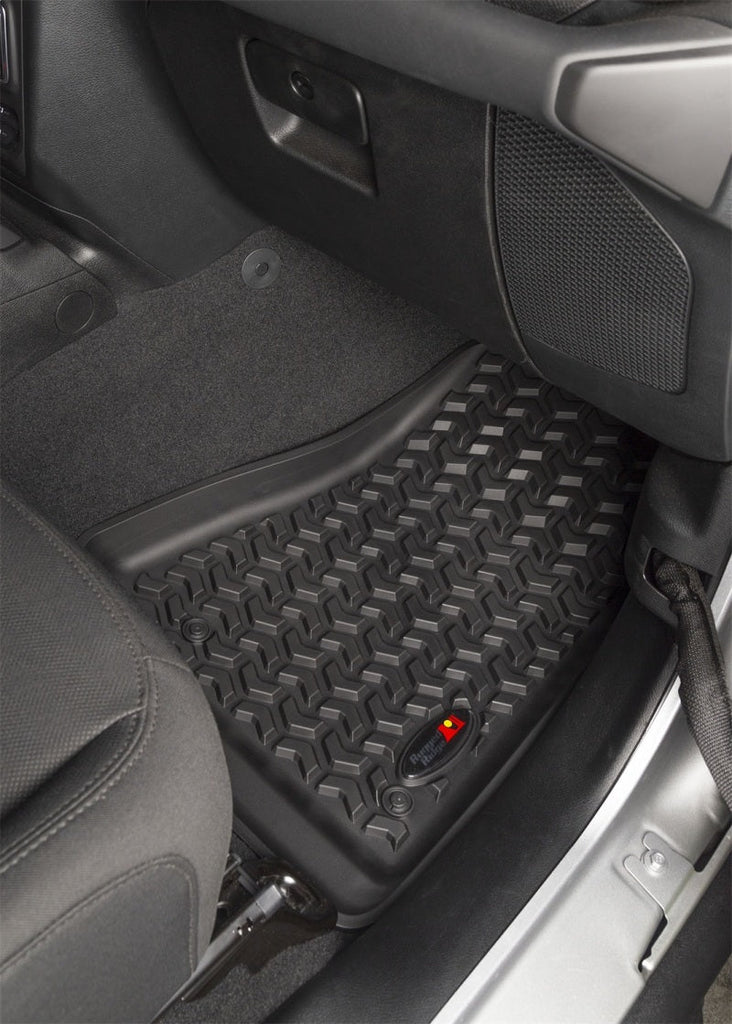 Rugged Ridge Floor Liner Kit Black F/R 18-20 Jeep Wrangler JL 2Dr - Black Ops Auto Works