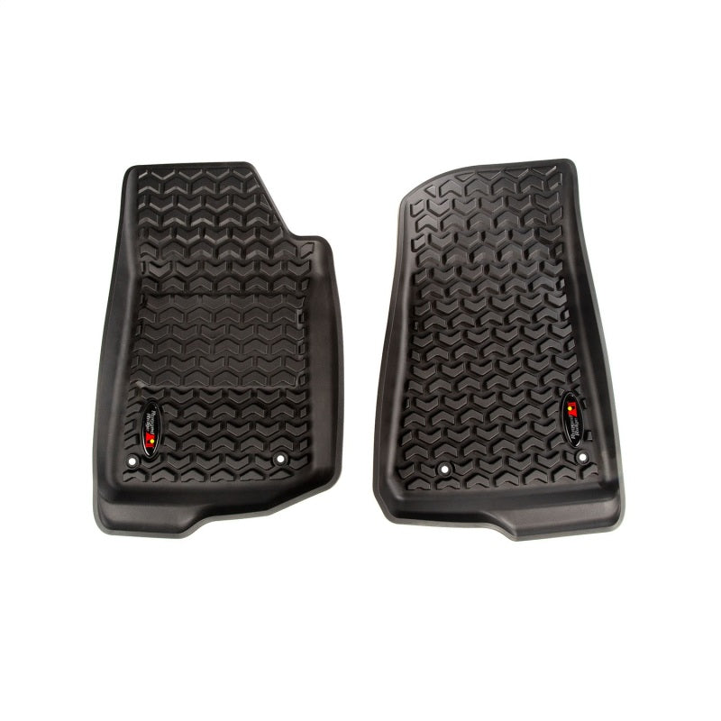 Rugged Ridge Floor Liner Kit Black F/R 18-20 Jeep Wrangler JL 2Dr - Black Ops Auto Works