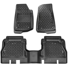 Load image into Gallery viewer, Rugged Ridge Floor Liner Kit Black F/R 20-21 Jeep Gladiator (JT) - Black Ops Auto Works