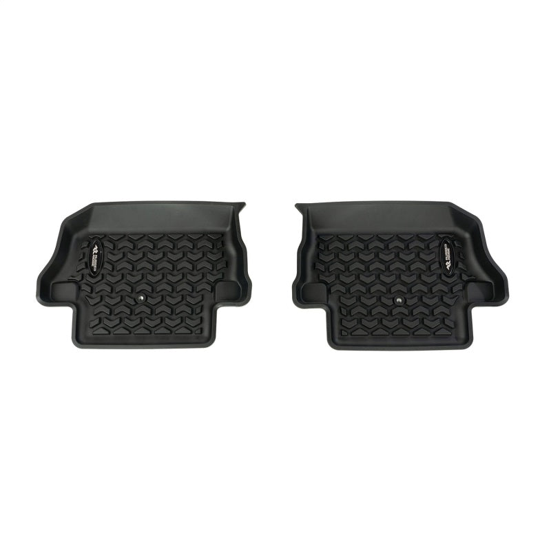 Rugged Ridge Floor Liner Kit Black F/R/Full Cargo 18-20 Jeep Wrangler JL 2Dr - Black Ops Auto Works