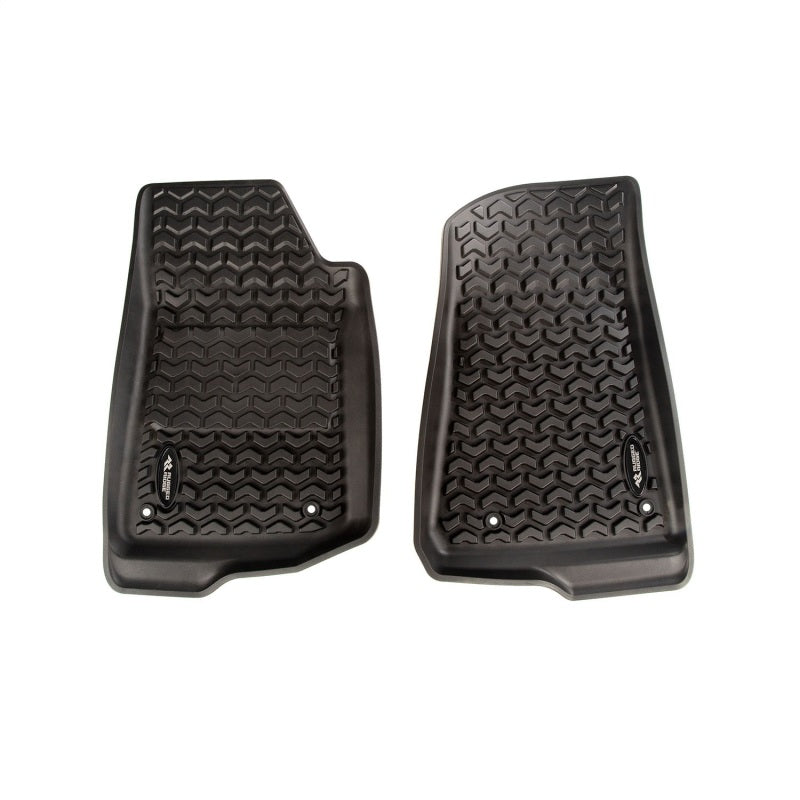 Rugged Ridge Floor Liner Kit Black F/R/Full Cargo 18-20 Jeep Wrangler JL 2Dr - Black Ops Auto Works