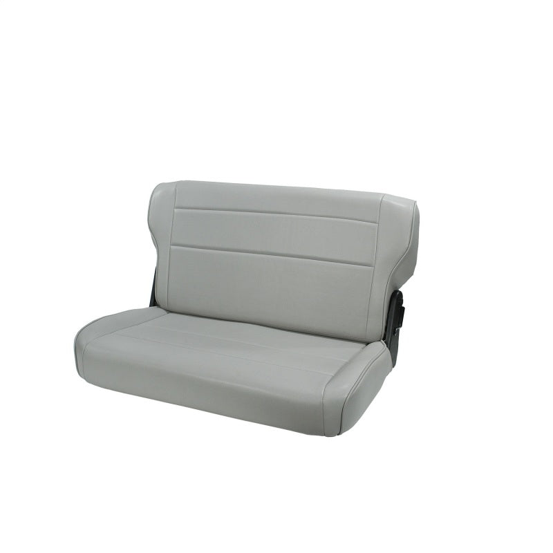 Rugged Ridge Fold & Tumble Rear Seat Gray 76-95 Jeep CJ / Jeep Wrangler - Black Ops Auto Works