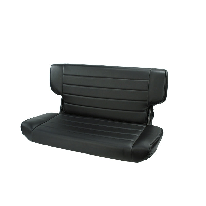 Rugged Ridge Fold&Tumble Rear Seat Black Denim 97-02 Jeep Wrangler TJ - Black Ops Auto Works