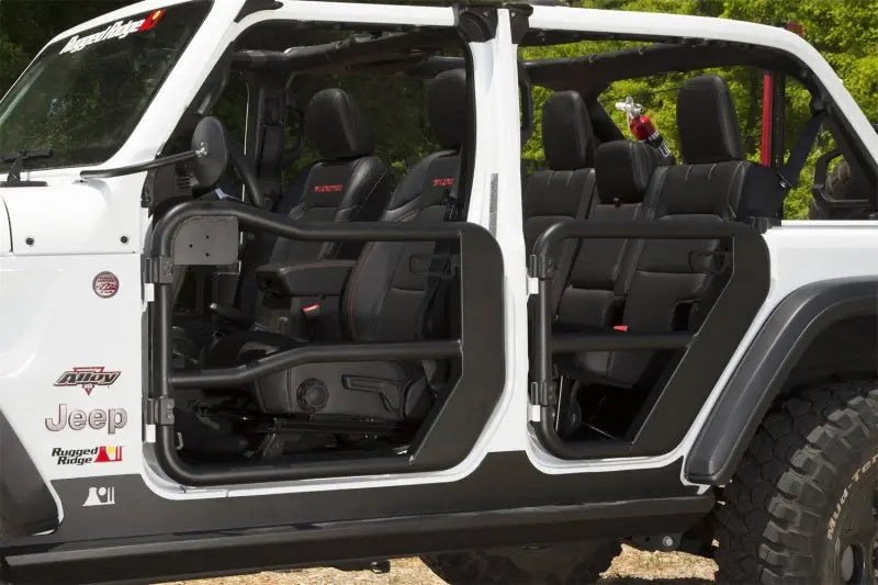 Rugged Ridge Fortis Front Tube Doors 18-20 Jeep JL / 2020 JT - Black Ops Auto Works