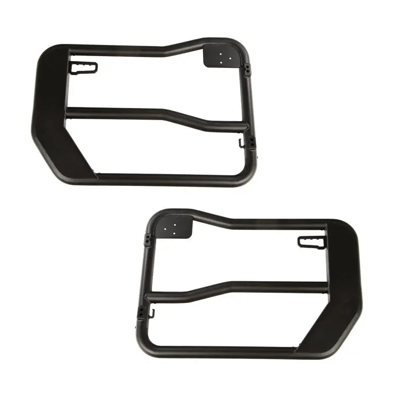 Rugged Ridge Fortis Front Tube Doors with Mirrors 18-23 Jeep Wrangler JL/JT - Black Ops Auto Works
