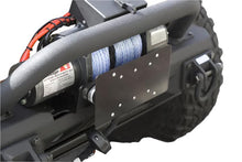 Load image into Gallery viewer, Rugged Ridge Front Hawse Fairlead License Plate Mounting Bracket - Black Ops Auto Works