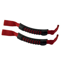 Load image into Gallery viewer, Rugged Ridge Front Headrest Grab Handles Red 07-20 JK/JL/JT - Black Ops Auto Works
