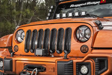 Load image into Gallery viewer, Rugged Ridge Grille Inserts Perforated 07-18 Jeep Wrangler - Black Ops Auto Works
