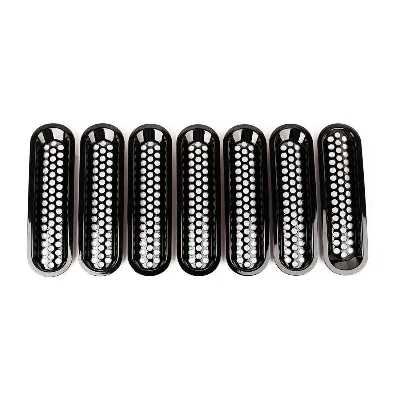 Rugged Ridge Grille Inserts Perforated 07-18 Jeep Wrangler - Black Ops Auto Works