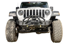 Load image into Gallery viewer, Rugged Ridge HD Bumper Stubby Front 07-18 Jeep Wrangler JK 18-20 Jeep Wrangler JL 2020 JT - Black Ops Auto Works