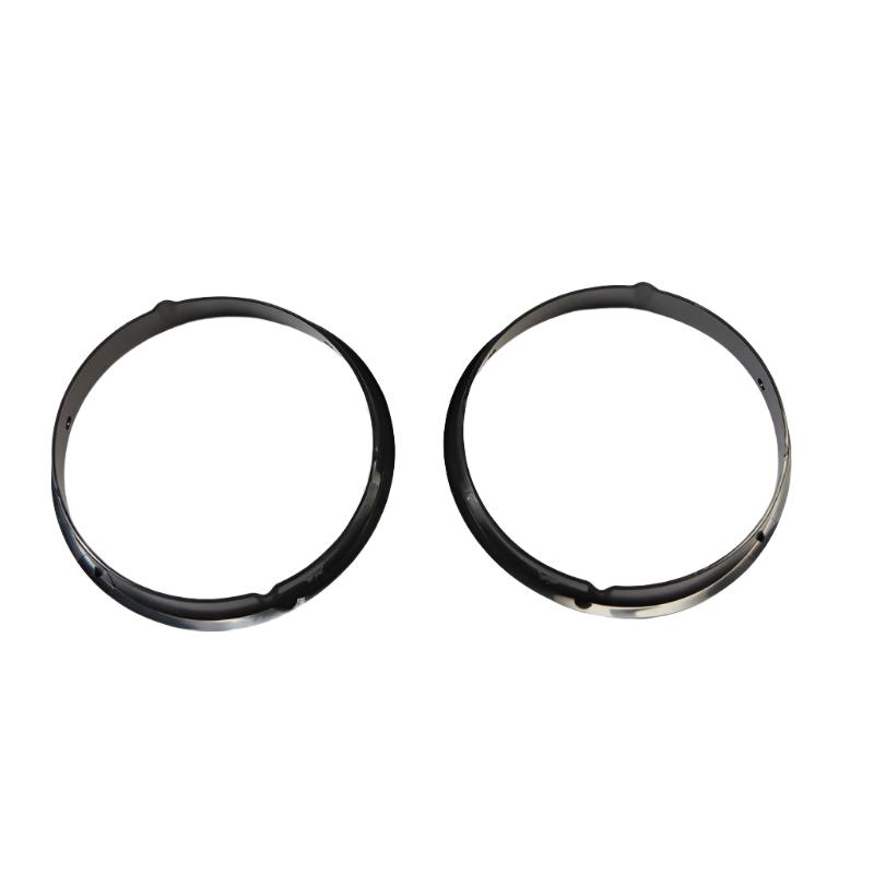 Rugged Ridge Headlight Bezels Black 97-06 Jeep Wrangler - Black Ops Auto Works
