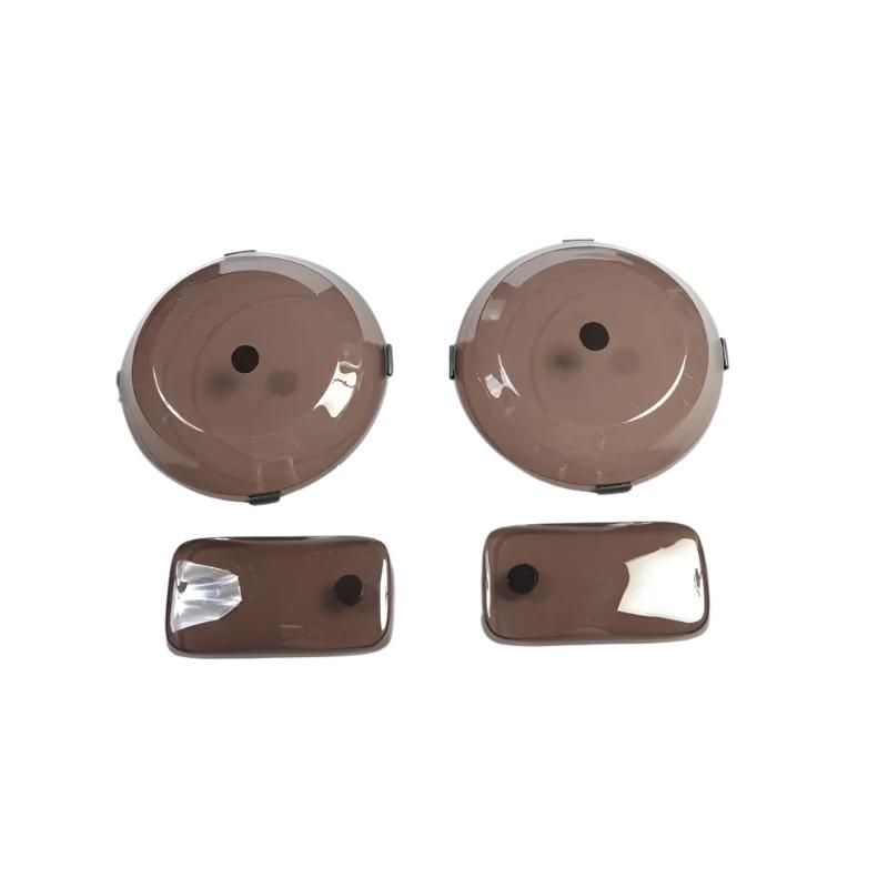Rugged Ridge Headlight&Turn Signal Cover Set Smoke 97-06TJ - Black Ops Auto Works