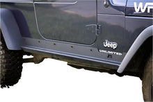 Load image into Gallery viewer, Rugged Ridge Heavy Duty Side Rocker Guards 04-06 Jeep Wrangler LJ - Black Ops Auto Works