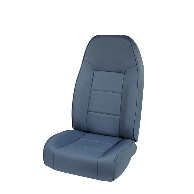 Rugged Ridge High-Back Front Seat Non-Recline Blue 76-02 CJ&Wrang - Black Ops Auto Works