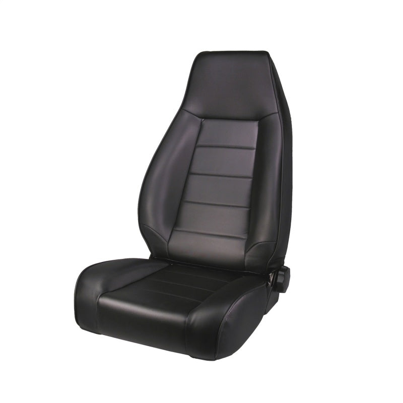 Rugged Ridge High-Back Front Seat Reclinable Black Denim 76-02 CJ&W - Black Ops Auto Works