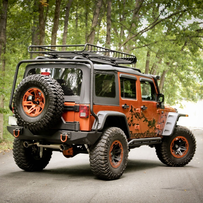 Rugged Ridge Hurricane Fender Flare Kit EU Textured 07-18 Jeep Wrangler JK - Black Ops Auto Works