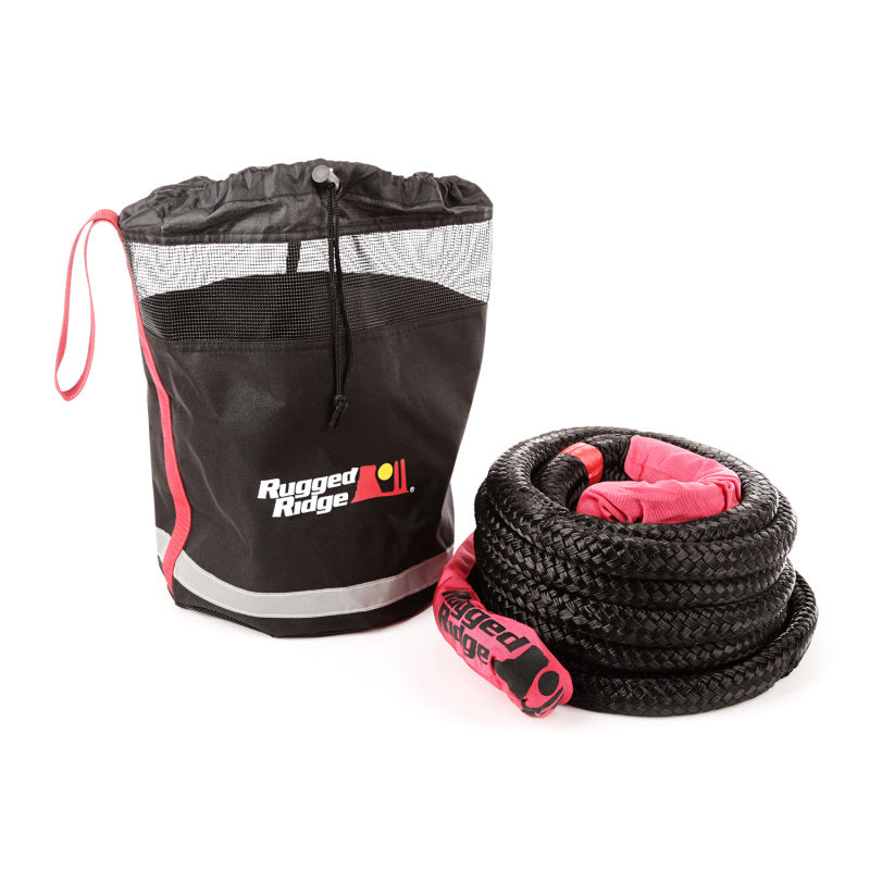 Rugged Ridge Kinetic Recovery Rope with Cinch Storage Bag - Black Ops Auto Works