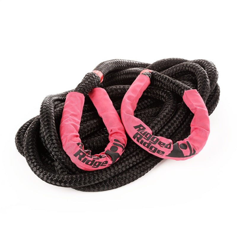 Rugged Ridge Kinetic Recovery Rope with Cinch Storage Bag - Black Ops Auto Works