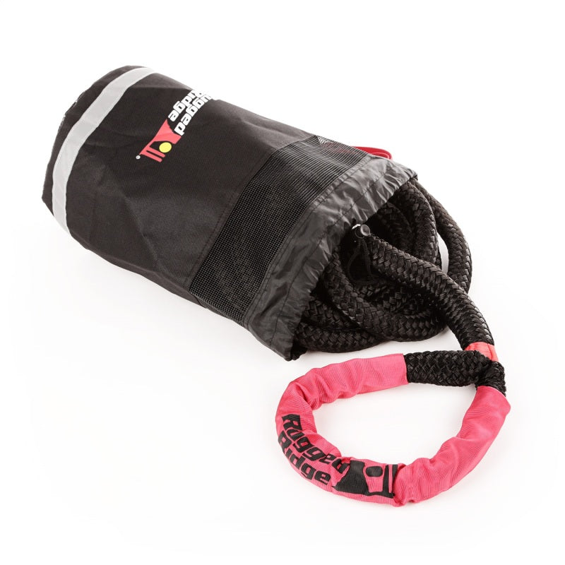 Rugged Ridge Kinetic Recovery Rope with Cinch Storage Bag - Black Ops Auto Works
