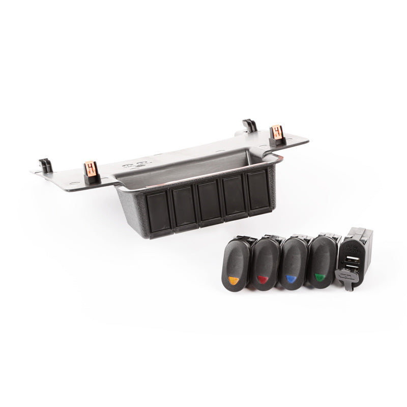 Rugged Ridge Lower Switch Panel Kit 11-18 Jeep Wrangler JK/JKU - Black Ops Auto Works