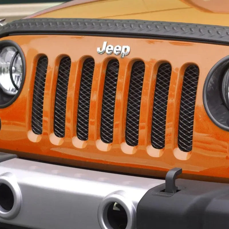 Rugged Ridge Mesh Grille Insert Black 07-18 Jeep Wrangler - Black Ops Auto Works