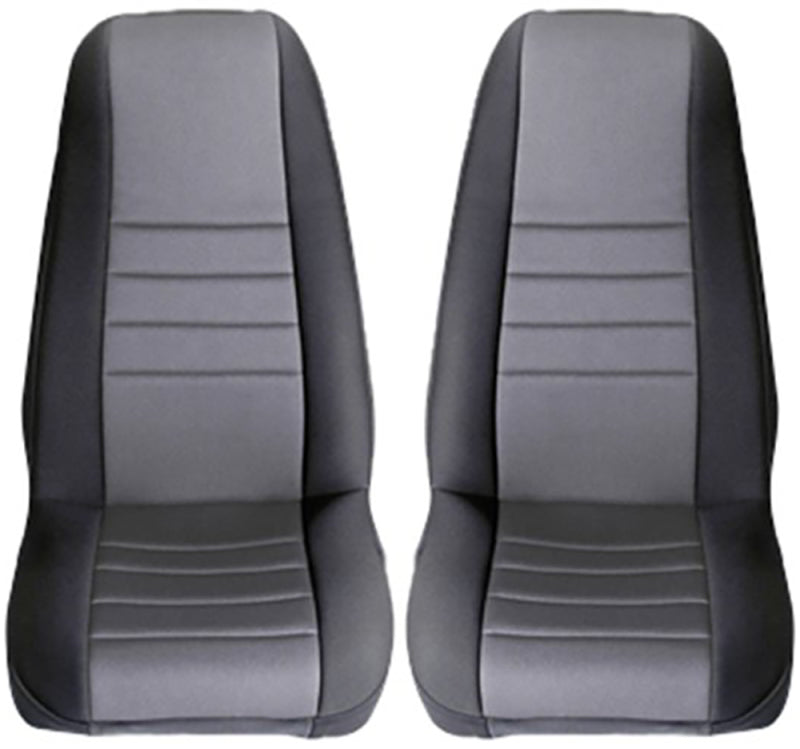 Rugged Ridge Neoprene Front Seat Covers 97-02 Jeep Wrangler TJ - Black Ops Auto Works