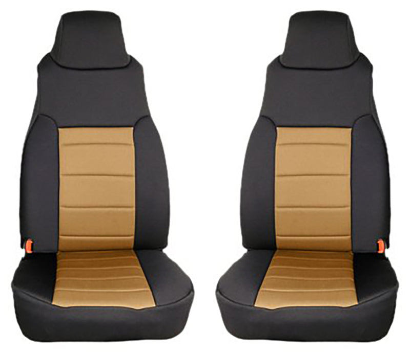 Rugged Ridge Neoprene Front Seat Covers 97-02 Jeep Wrangler TJ - Black Ops Auto Works