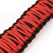 Load image into Gallery viewer, Rugged Ridge Paracord A-Pillar Grab Handle Red 07-18 Jeep Wrangler JK - Black Ops Auto Works