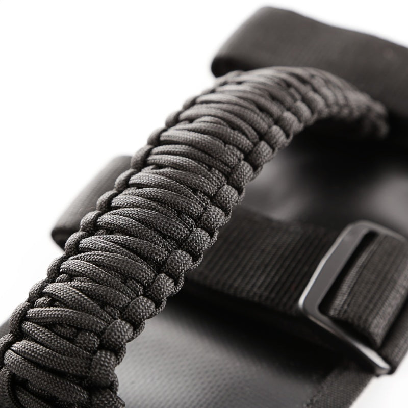 Rugged Ridge Paracord Grab Handles Black/Black Pair - Black Ops Auto Works