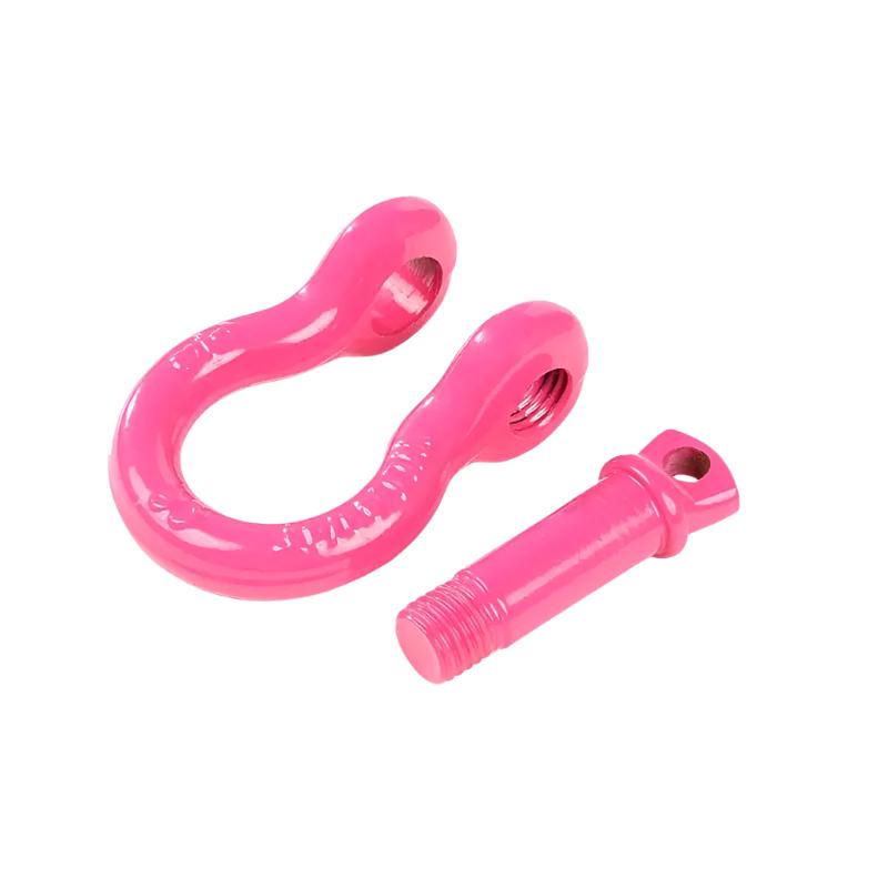 Rugged Ridge Pink 9500lb 3/4in D-Shackle - Black Ops Auto Works