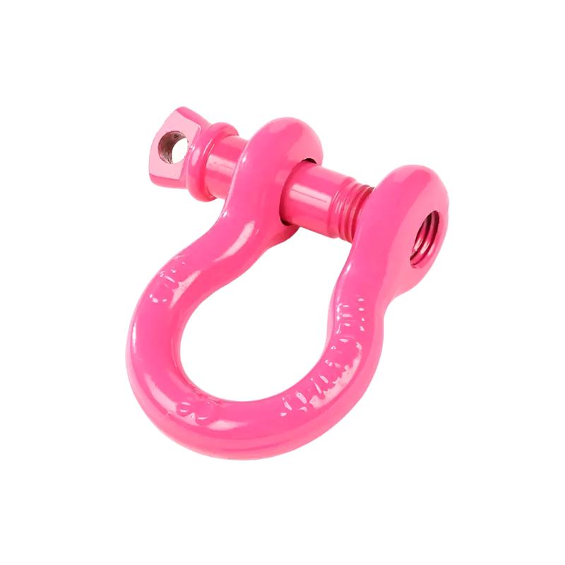 Rugged Ridge Pink 9500lb 3/4in D-Shackle - Black Ops Auto Works