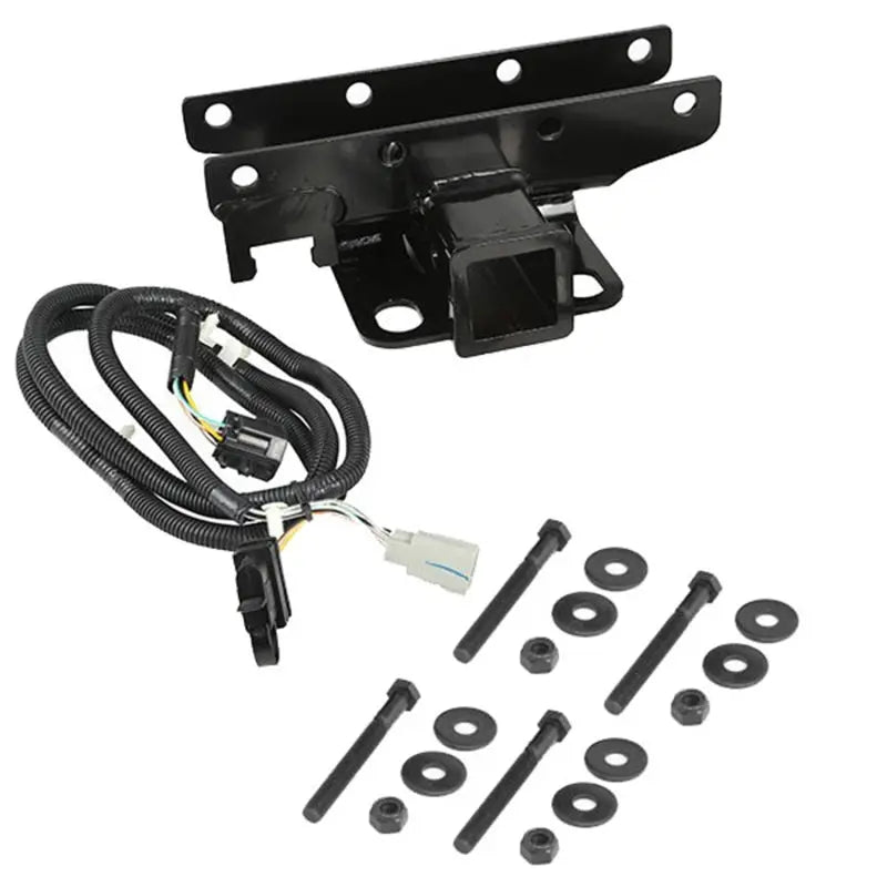 Rugged Ridge Receiver Hitch Kit w/ Wiring Harness 07-18 Jeep Wrangler JK - Black Ops Auto Works