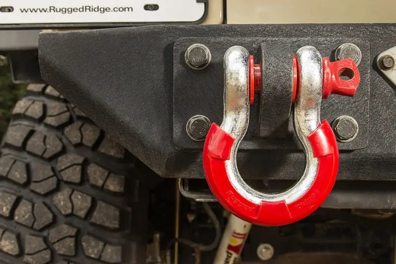 Rugged Ridge Red 3/4in D-Ring Isolator Kit - Black Ops Auto Works