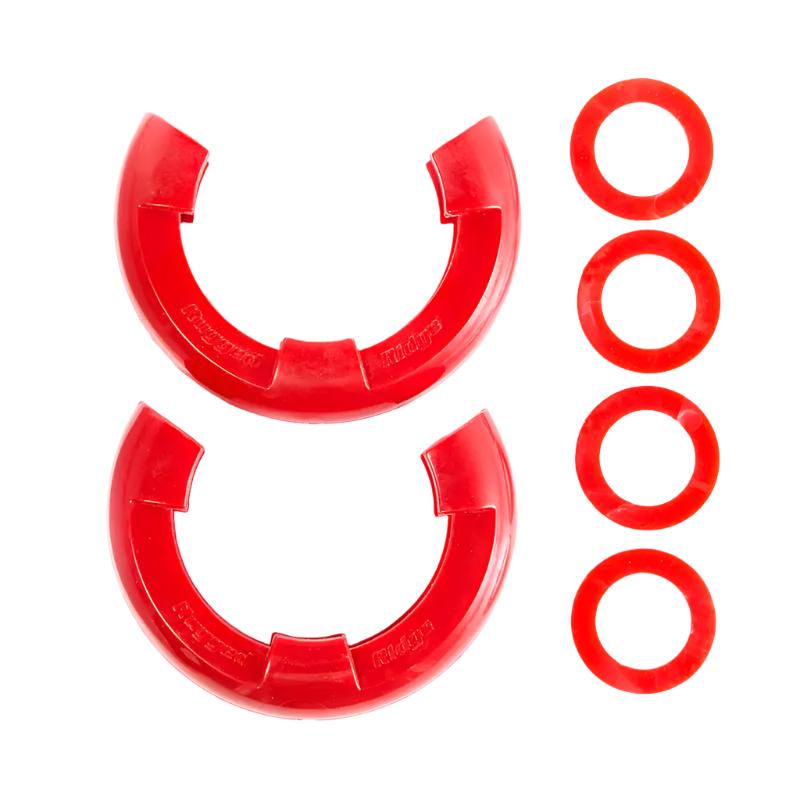 Rugged Ridge Red 7/8in D-Ring Isolator Kit - Black Ops Auto Works