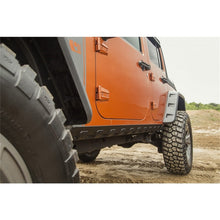 Load image into Gallery viewer, Rugged Ridge Rocker Guard Kit Body Armor 4 Door 07-18 Jeep Wrangler JK - Black Ops Auto Works