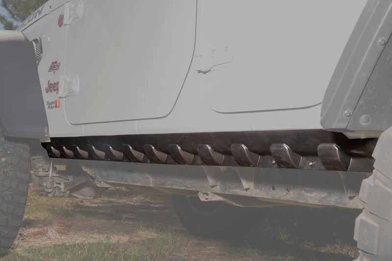 Rugged Ridge Rocker Guard Kit Body Armor 4 Door 18-20 Jeep Wrangler JL - Black Ops Auto Works