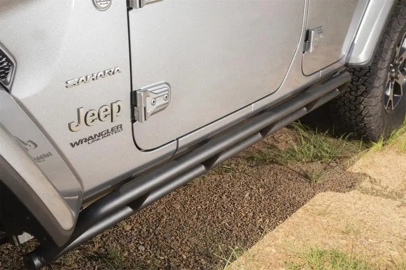 Rugged Ridge RRC Rocker Guards 2018-20 Jeep Wrangler JL 4 Door – Black ...