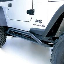 Load image into Gallery viewer, Rugged Ridge RRC Rocker Guards Black 87-06 Jeep Wrangler - Black Ops Auto Works