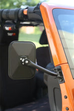 Load image into Gallery viewer, Rugged Ridge 97-18 Jeep Wrangler Textured Black Rectangluar Quick Release Mirror - Rugged Ridge 11025.14