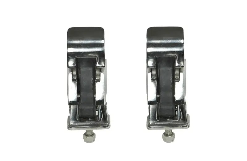 Rugged Ridge 97-06 Jeep Wrangler TJ Stainless Steel Hood Catch Set - Rugged Ridge 11116.02