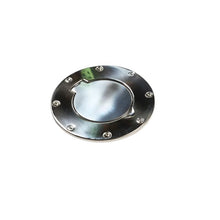Load image into Gallery viewer, Rugged Ridge 97-06 Jeep Wrangler TJ Stainless Steel Non-Locking Gas Cap Door - Rugged Ridge 11134.01