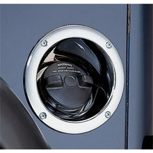 Load image into Gallery viewer, Rugged Ridge 97-06 Jeep Wrangler Chrome Gas Tank Filler Bezel - Rugged Ridge 11135.25