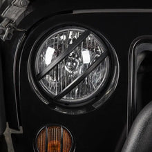Load image into Gallery viewer, Rugged Ridge 07-18 Jeep Wrangler JK Black Elite Pivotal Headlight Euro Guard - Rugged Ridge 11230.13
