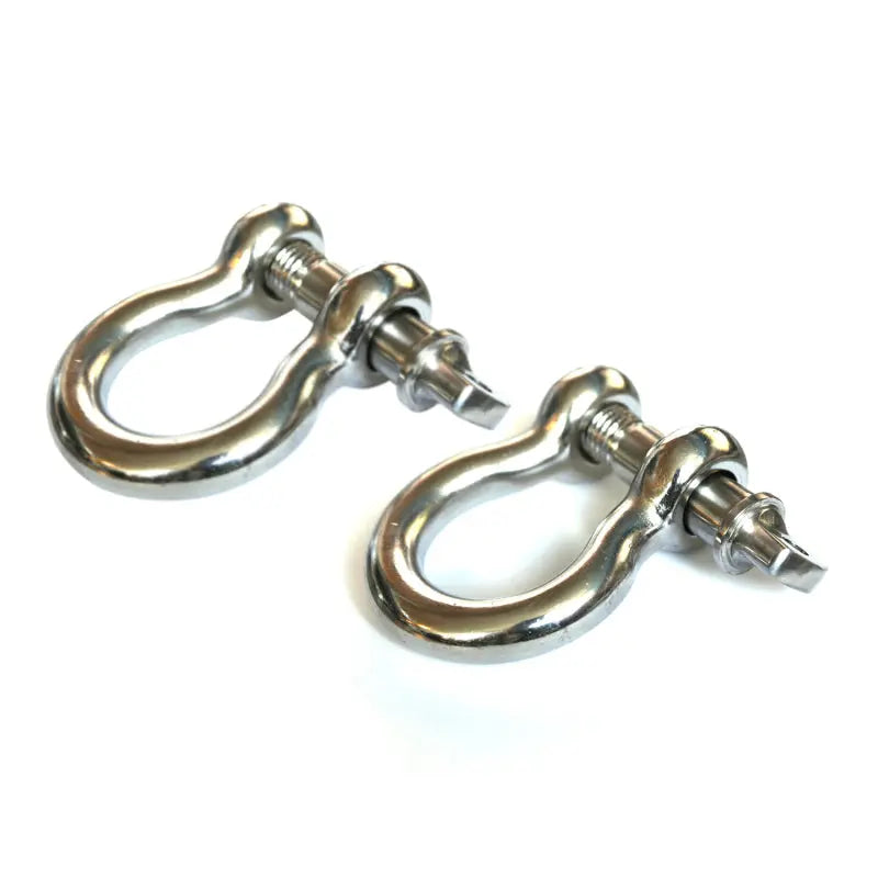 Rugged Ridge Stainless Steel 3/4in D-Shackles - Rugged Ridge 11235.05