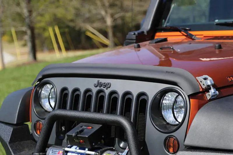 Rugged Ridge Bug Deflector Matte Black 07-18 Jeep Wrangler - Rugged Ridge 11348.02