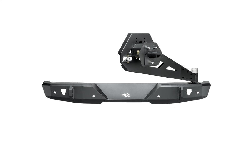 Rugged Ridge 18-22 Jeep Wrangler (JL) Rubicon/Spt 2dr HD Rear Bumper w/Swing Out Tire Carrier - Blk - Rugged Ridge 11540.39