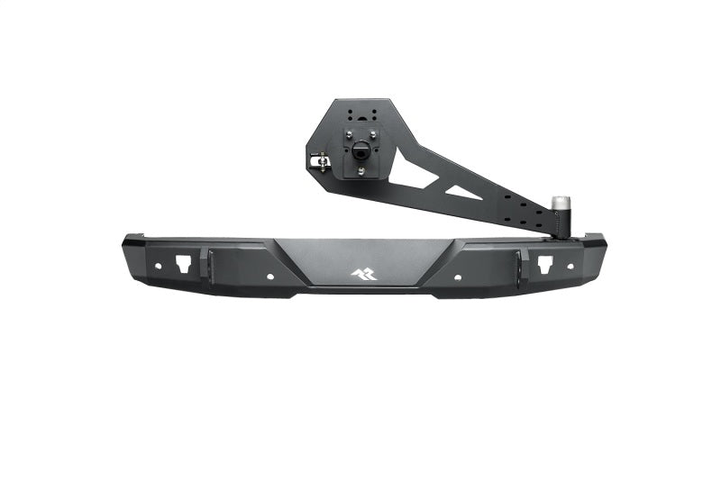 Rugged Ridge 18-22 Jeep Wrangler (JL) Rubicon/Spt 2dr HD Rear Bumper w/Swing Out Tire Carrier - Blk - Rugged Ridge 11540.39