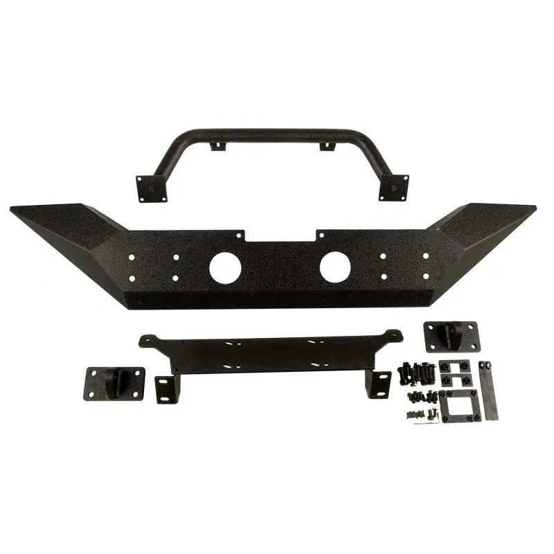 Rugged Ridge Spartan Front Bumper HCE W/Overrider 07-18 Jeep Wrangler JK - Rugged Ridge 11548.01