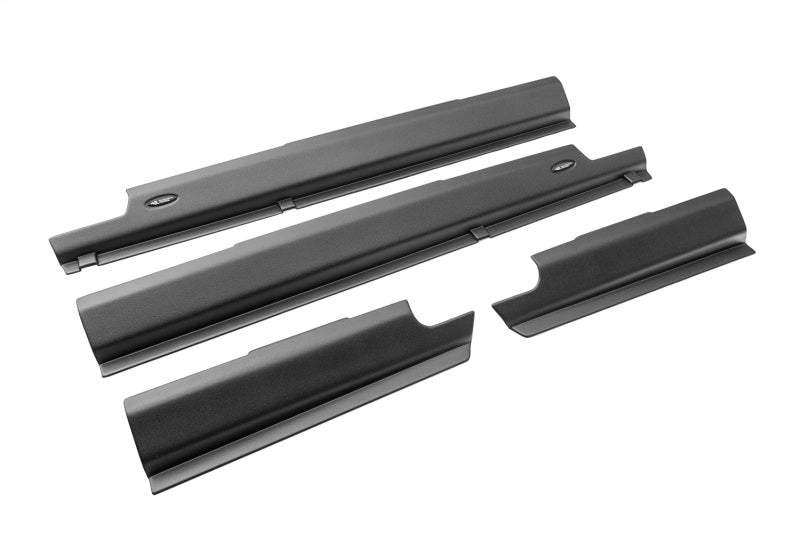 Rugged Ridge 18-22 Jeep Wrangler (JL) Rocker Pnl/Sill Plate Cvr 4dr. Rocker Guard 4pc. - Tex. Blk - Rugged Ridge 11651.74